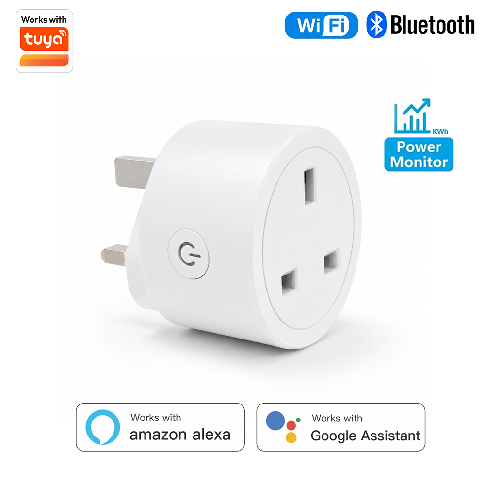 Home Automation Technology - Tuya UK Smart Plug WiFi Bluetooth