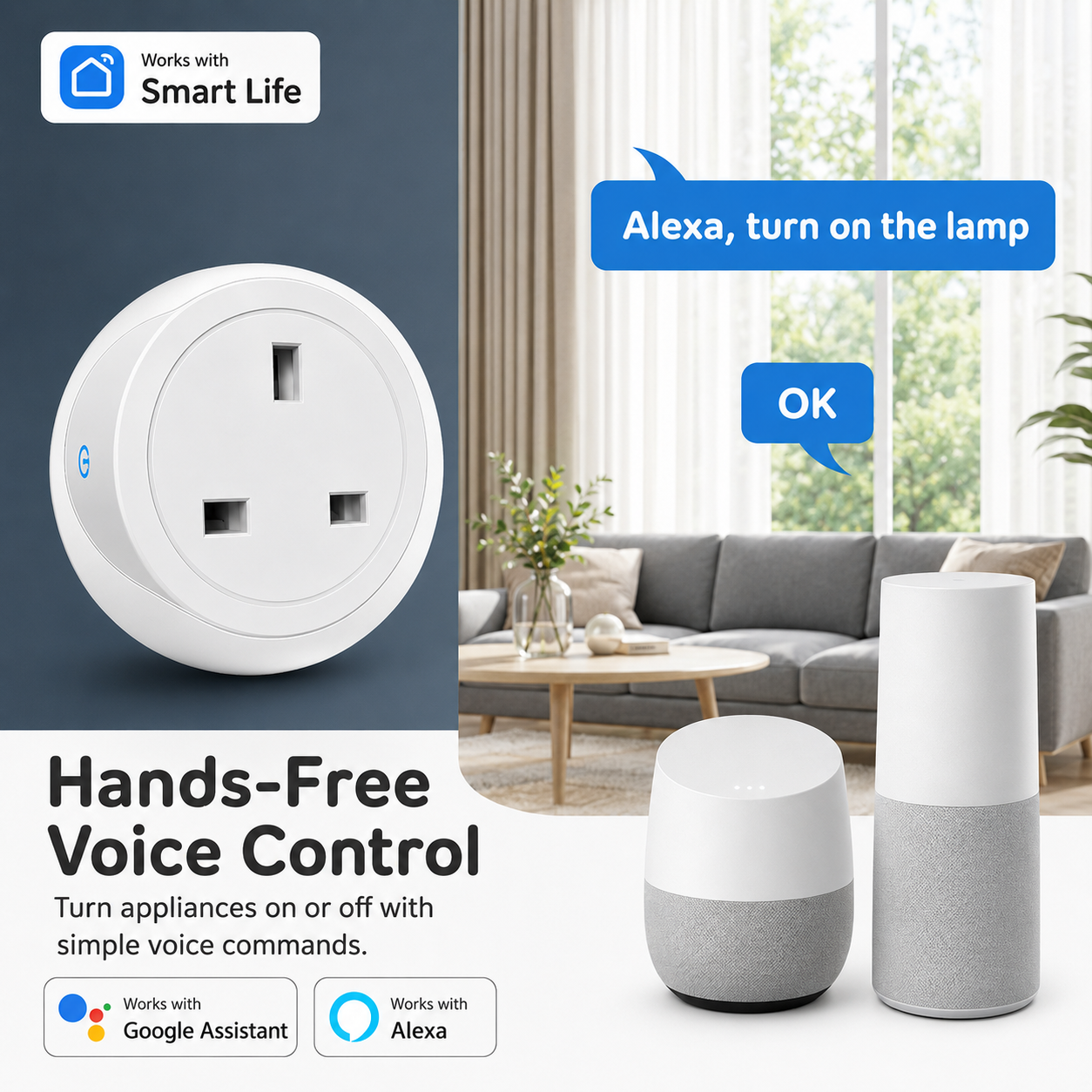 Tuya UK Smart Plug WiFi Blueto - Home Automation Technology incelemesi ve fiyatı