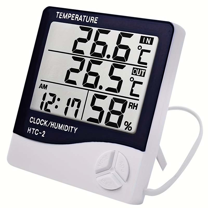 LCD Digital Thermometer Hygrom - Home Automation Industry incelemesi ve fiyatı