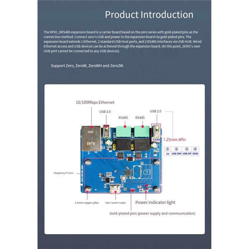 FEDI-Rpi0-DRS485 Dual RS485 Ex - Pi Zero W Board incelemesi ve fiyatı