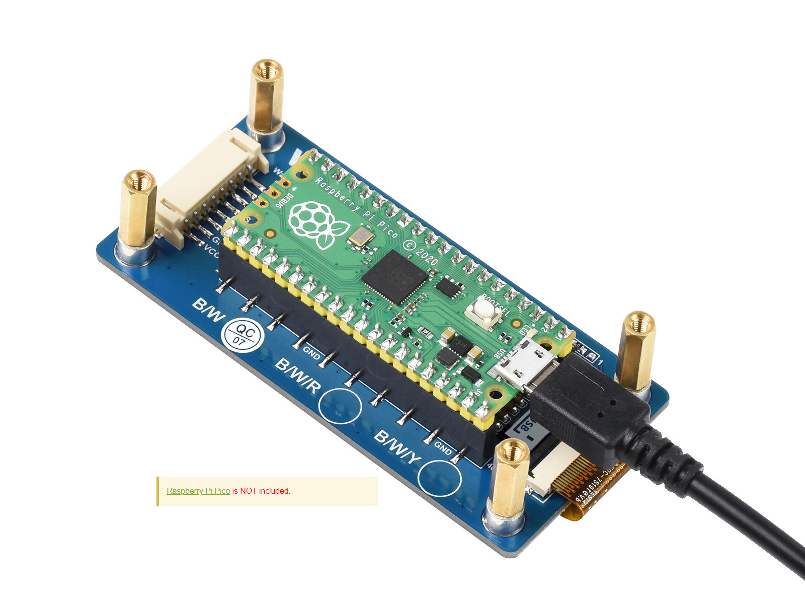 Waveshare Pico-ePaper-2.9,2.9i - Display Epaper 2.9 incelemesi ve fiyatı