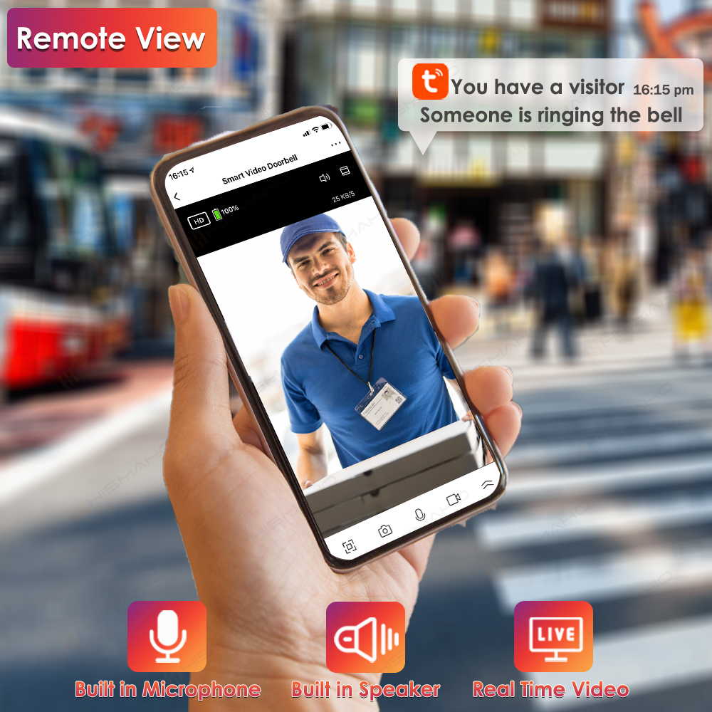 Tuya WiFi Doorbell Camera Outd - Smart Doorbell Wired incelemesi ve fiyatı