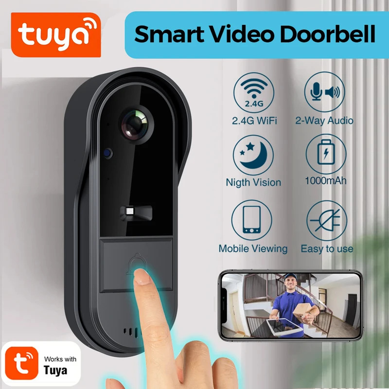 Tuya WiFi doorbell  2-way HD 1 - Smart Doorbell Wired incelemesi ve fiyatı