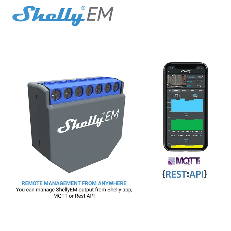 SHELLY EM Wifi Smart Life Cont - Shelly Relay Module incelemesi ve fiyatı