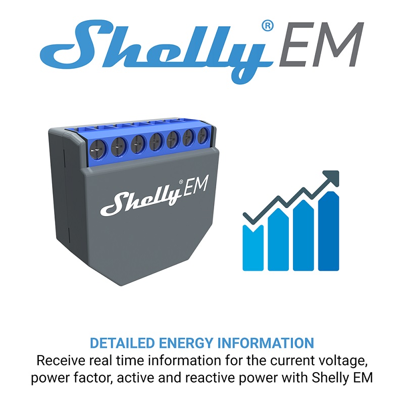 SHELLY EM Wifi Smart Life Cont - Shelly Relay Module incelemesi ve fiyatı