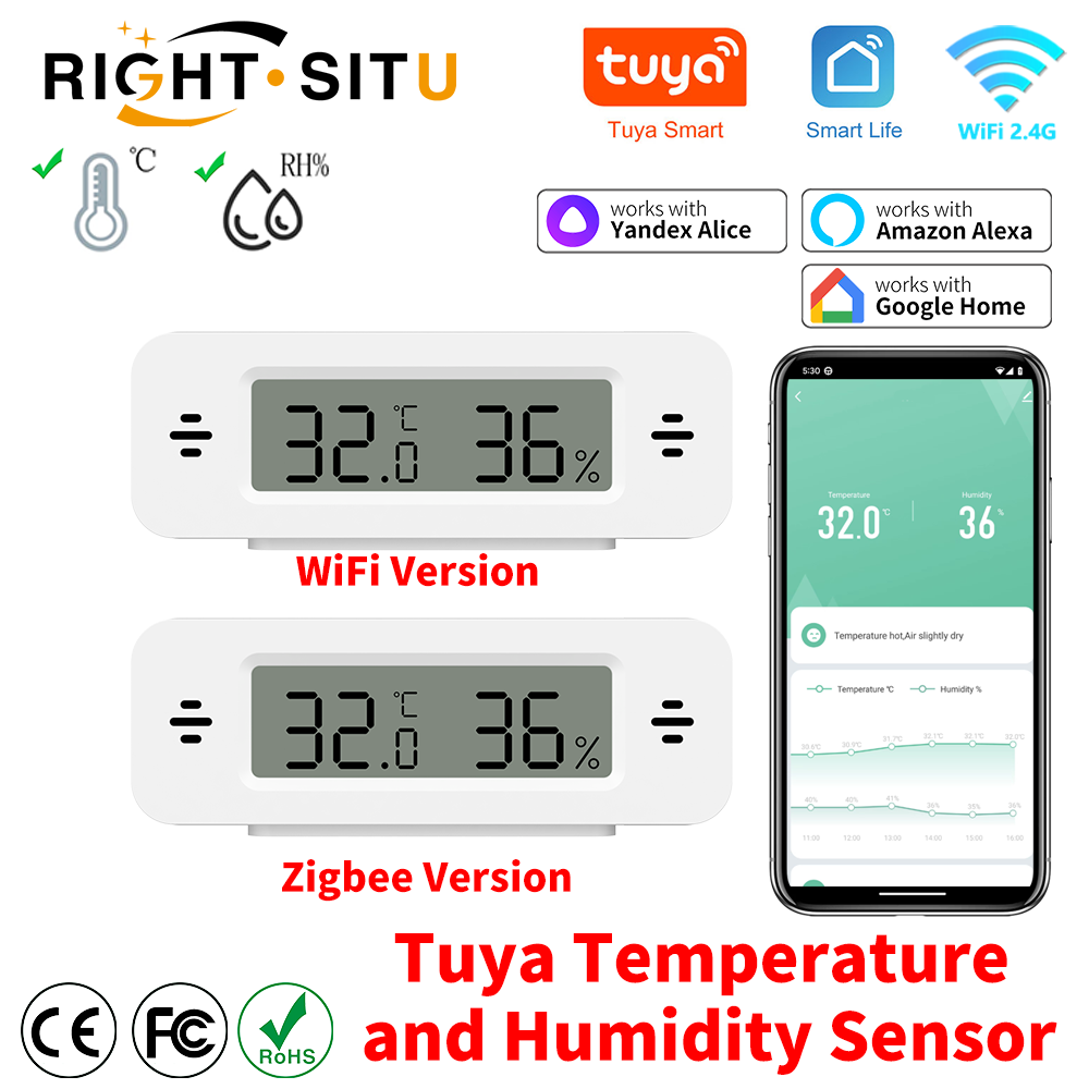 Tuya WiFi Zigbee Mini Temperat - Home Automation Technology incelemesi ve fiyatı
