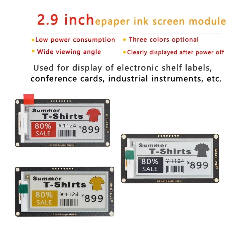 Inch Epaper Module E-paper E-I - Display Epaper 2.9 incelemesi ve fiyatı