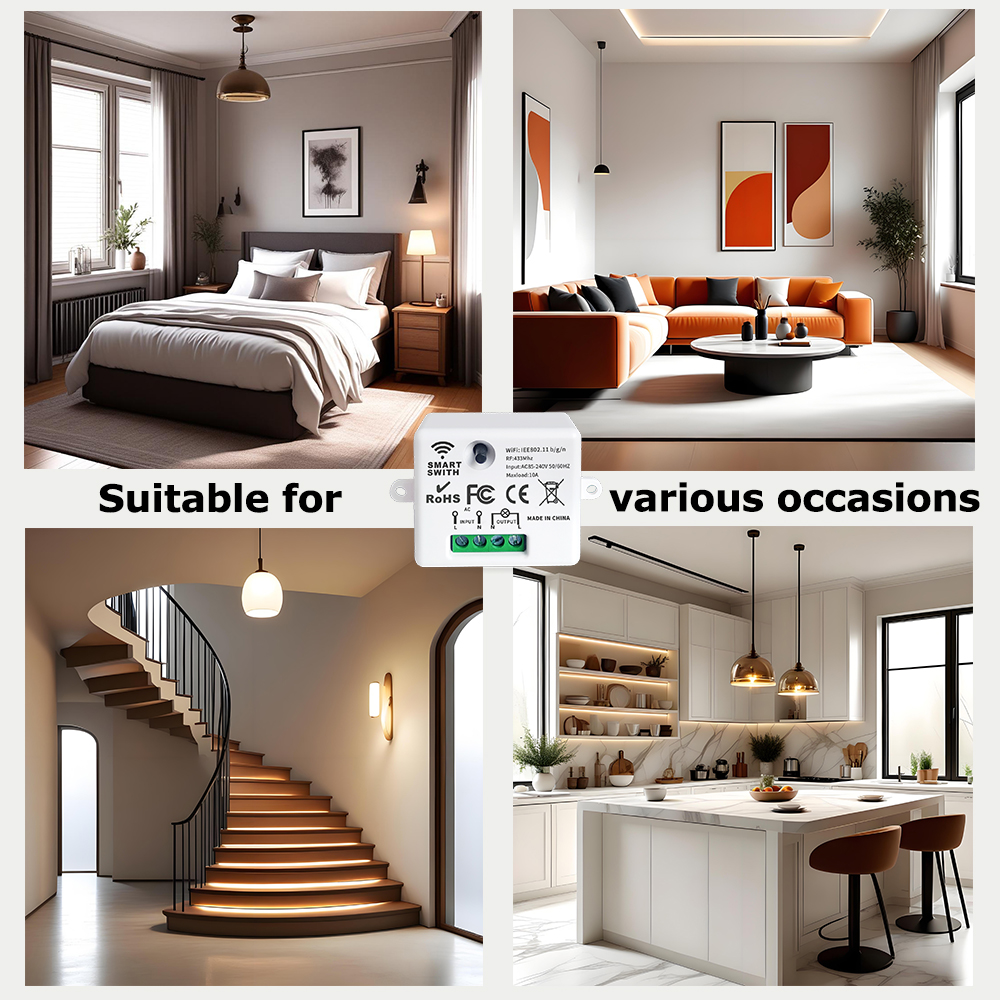 Tuya WiFi Smart Light Switch 4 - Home Automation Industry incelemesi ve fiyatı