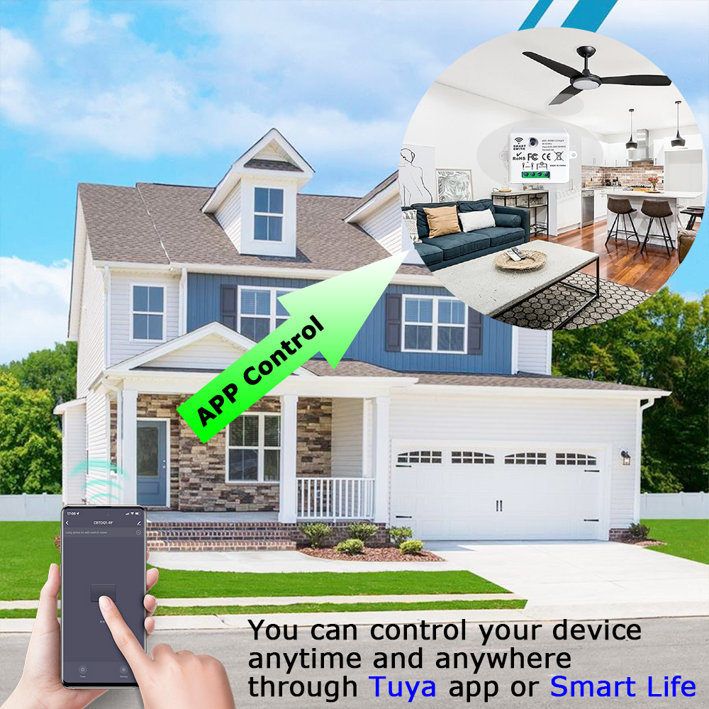 Tuya WiFi Smart Light Switch 4 - Home Automation Industry incelemesi ve fiyatı