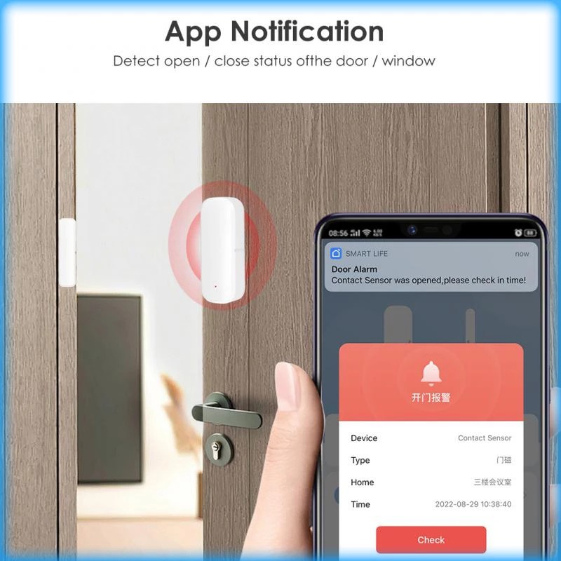 Tuya Wi-Fi Smart Door And Wind - Home Automation Technology incelemesi ve fiyatı