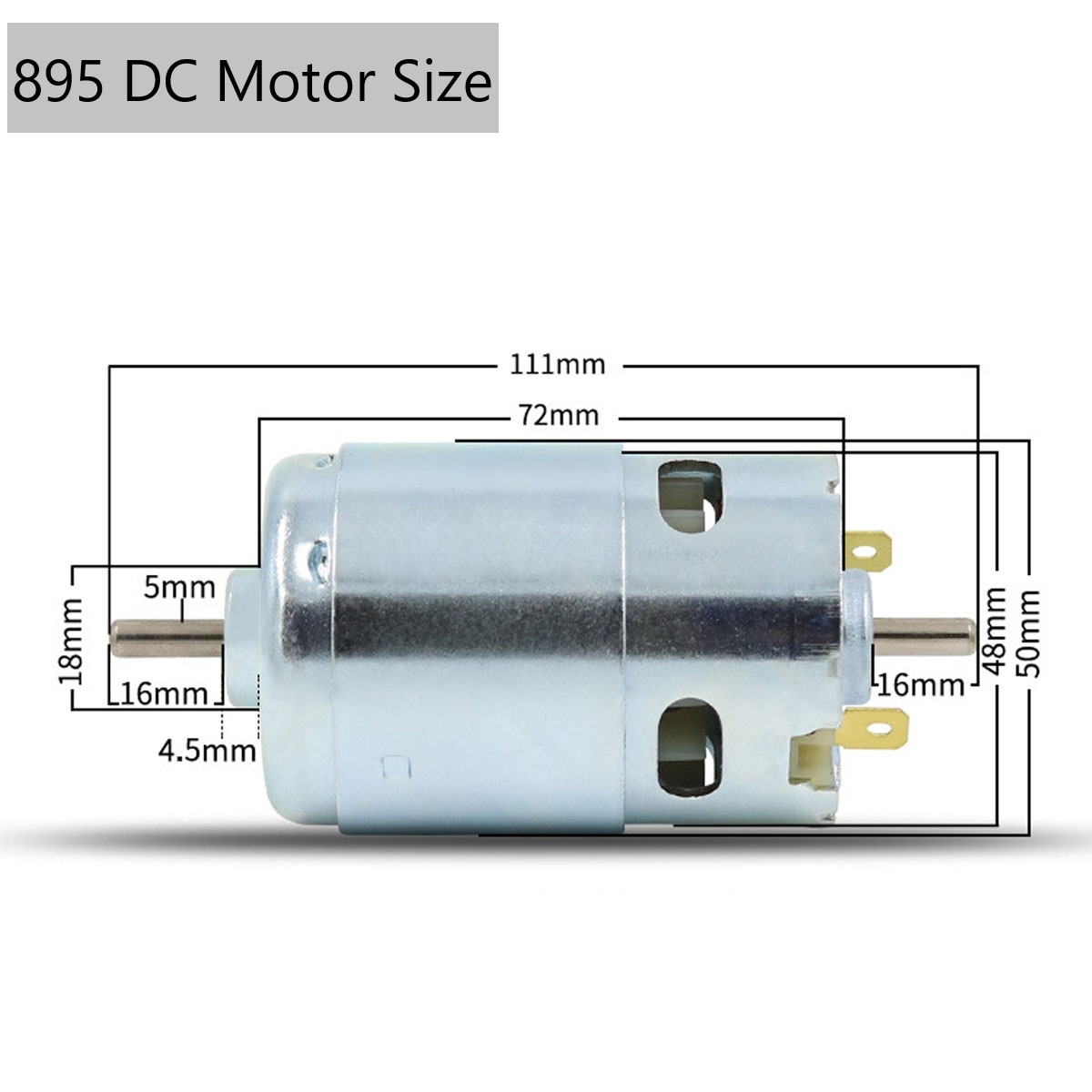 775 795 895 DC Motor 12V Dual  - Home Automation System Diy incelemesi ve fiyatı