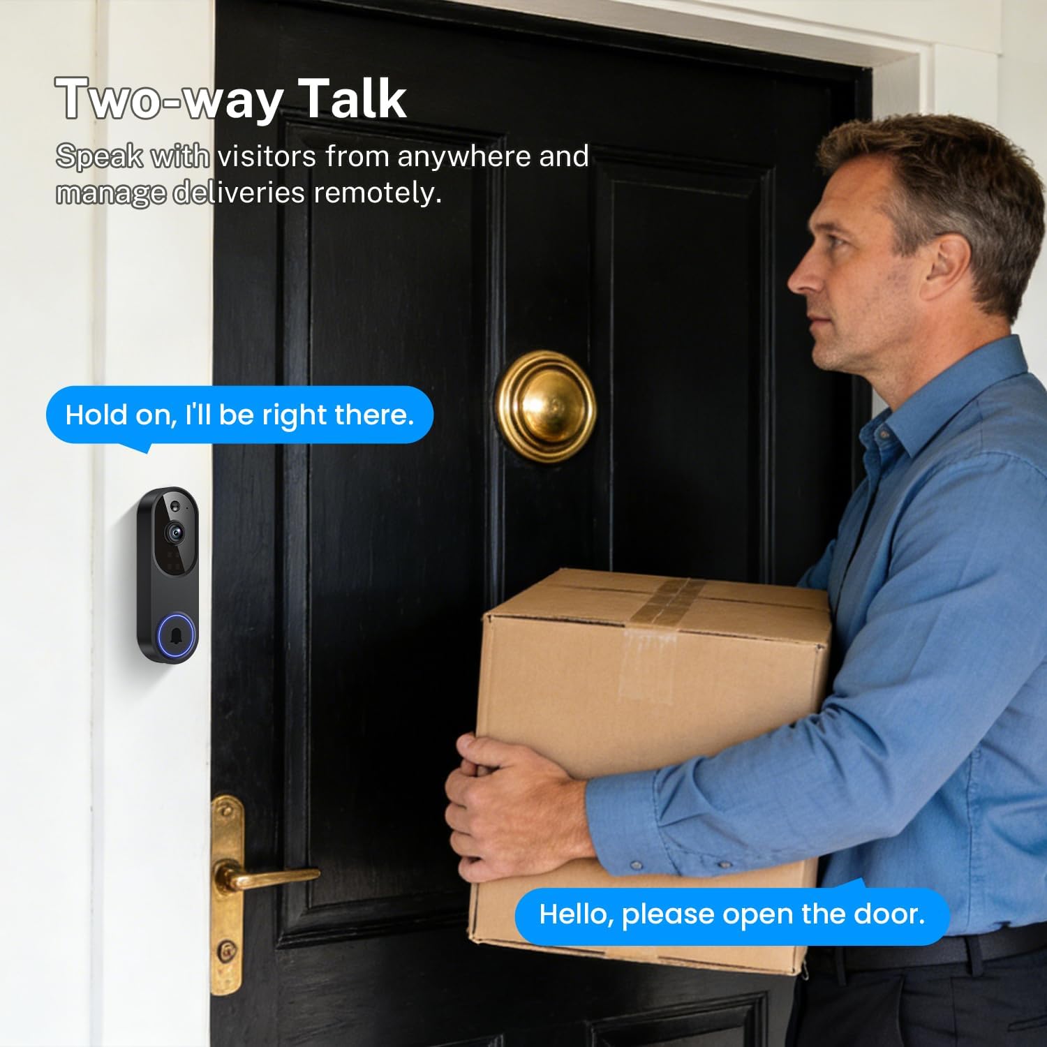 Wireless Wi-Fi Video Doorbell  - Smart Doorbell Wired incelemesi ve fiyatı