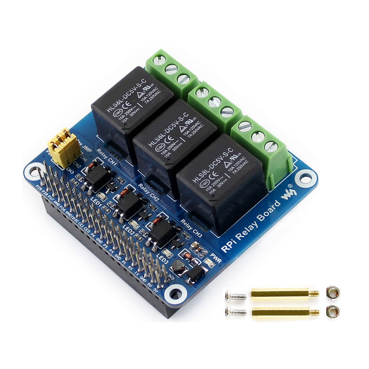 Waveshare 5V 3-Channel Relay M - Pi Zero W Board incelemesi ve fiyatı