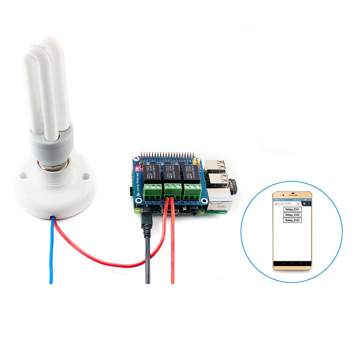 Waveshare 5V 3-Channel Relay M - Pi Zero W Board incelemesi ve fiyatı