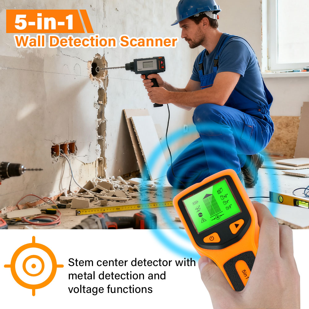 Wall Stud Detector 5 in 1 Hand - Water Leak Detector Wired incelemesi ve fiyatı