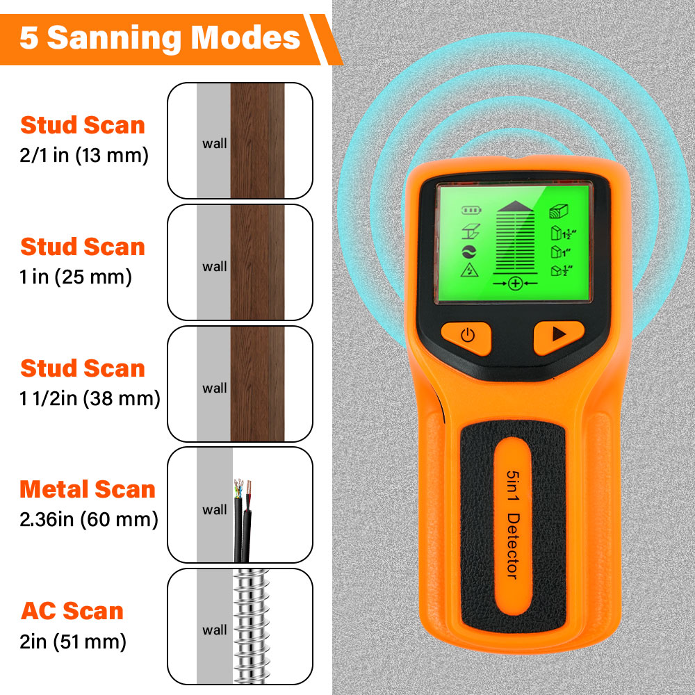 Wall Stud Detector 5 in 1 Hand - Water Leak Detector Wired incelemesi ve fiyatı
