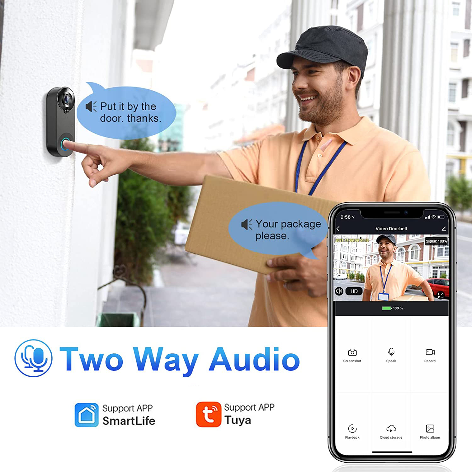 5G 2.4G WiFi Video Doorbell 10 - Smart Doorbell Wired incelemesi ve fiyatı