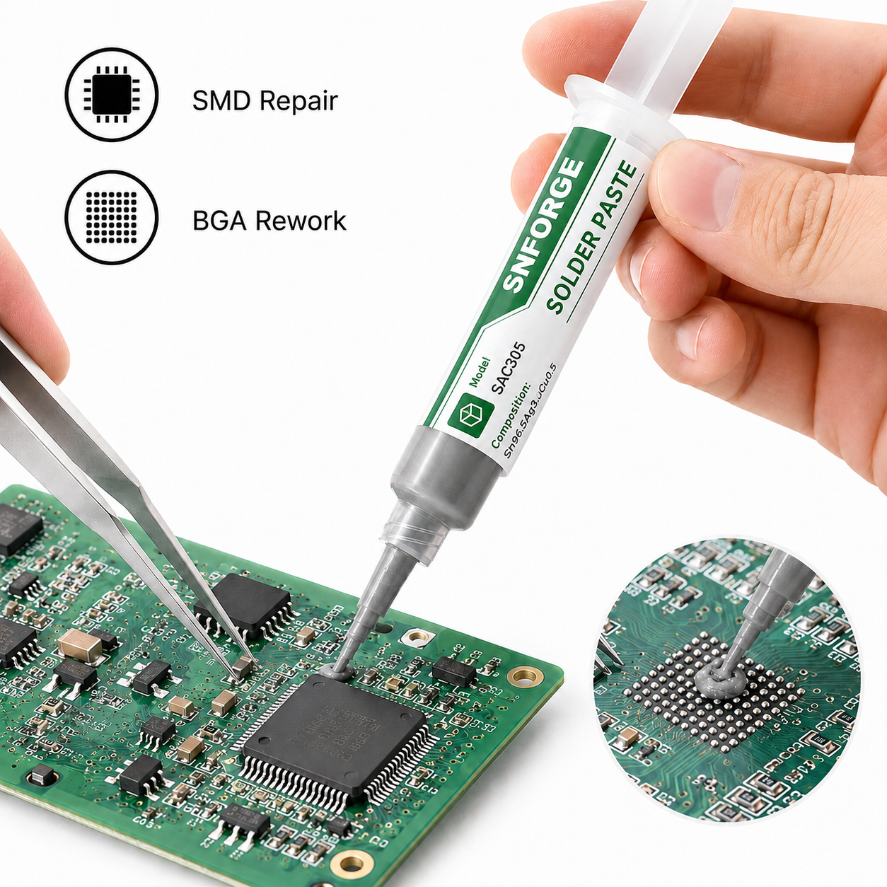 SAC305 Solder Paste Welding Ti - Home Automation System Diy incelemesi ve fiyatı