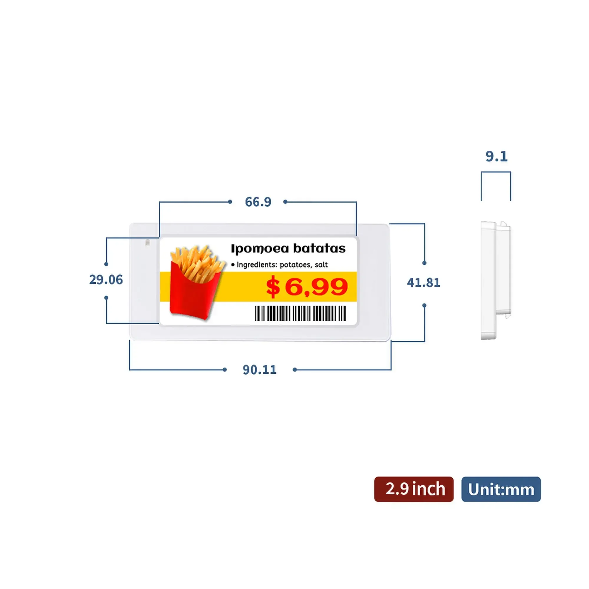 10pcs 2.9 Inch Size Digital Pr - Display Epaper 2.9 incelemesi ve fiyatı