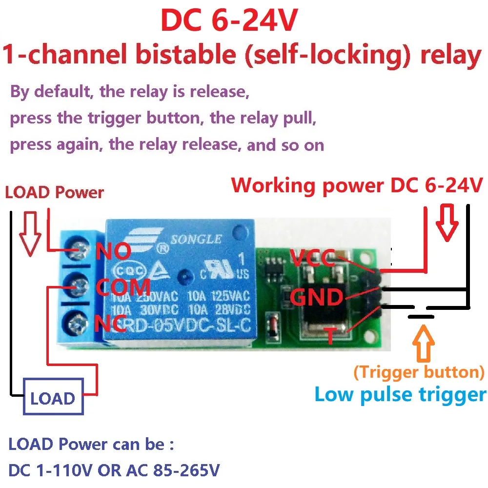 DC 6V 9V 12V 24V Flip-Flop Lat - Home Automation With Arduino incelemesi ve fiyatı