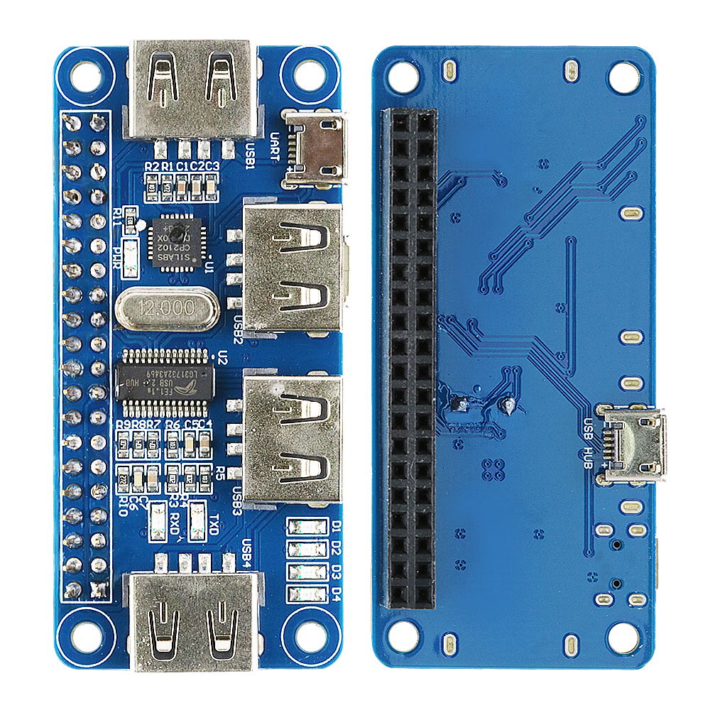 USB 2.0 Expansion Board HUB fo - Pi Zero W Board incelemesi ve fiyatı