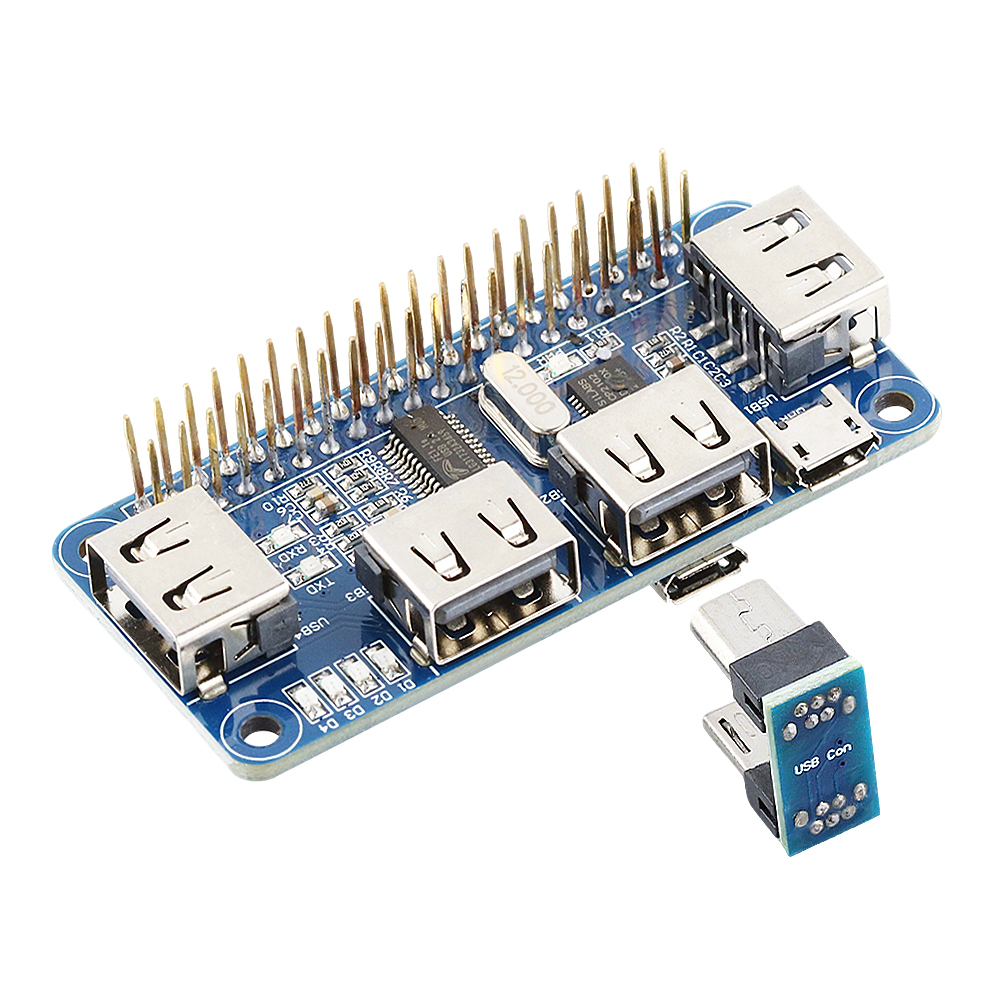 USB 2.0 Expansion Board HUB fo - Pi Zero W Board incelemesi ve fiyatı